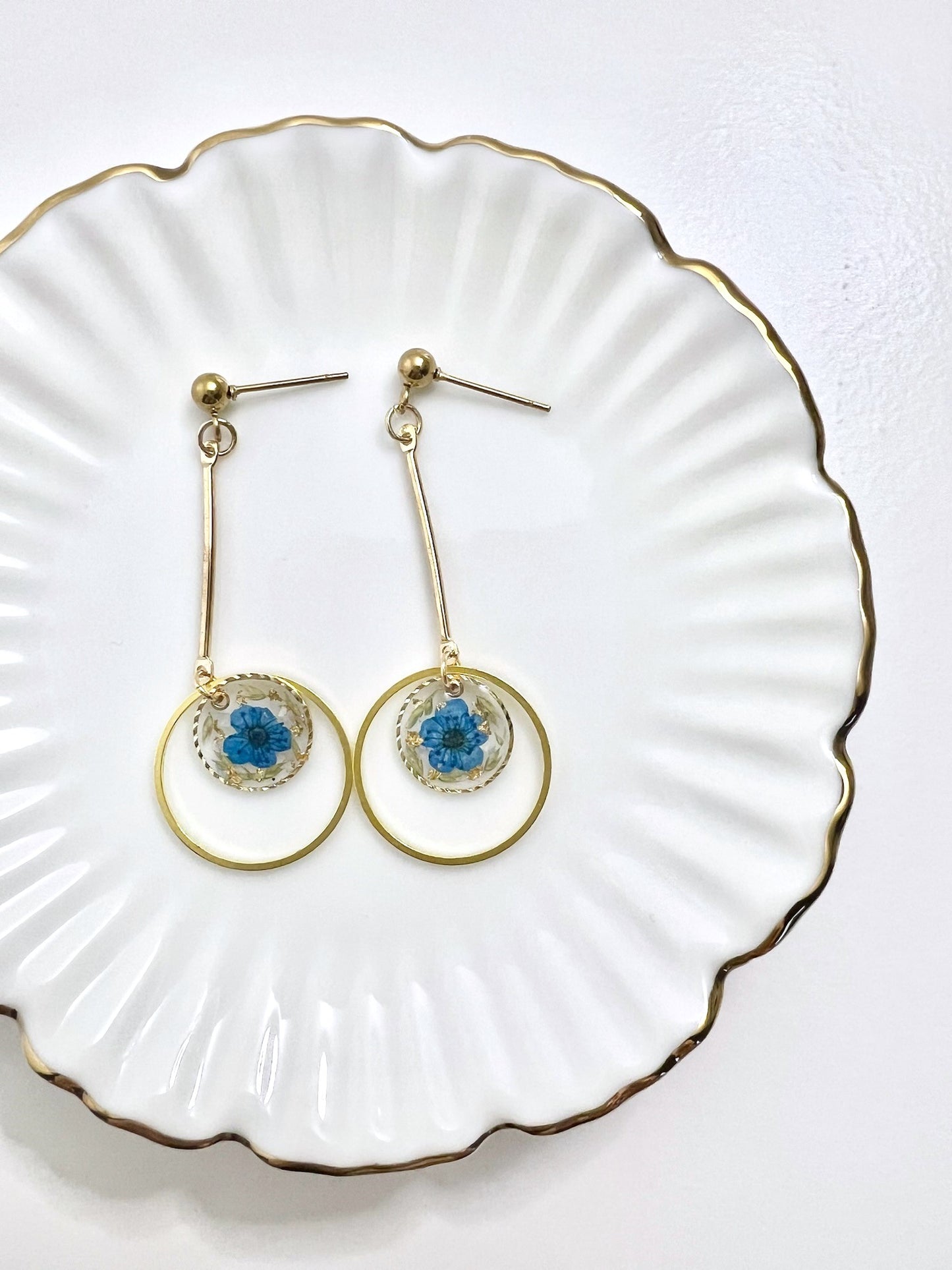 Alchemist Earrings Blue.