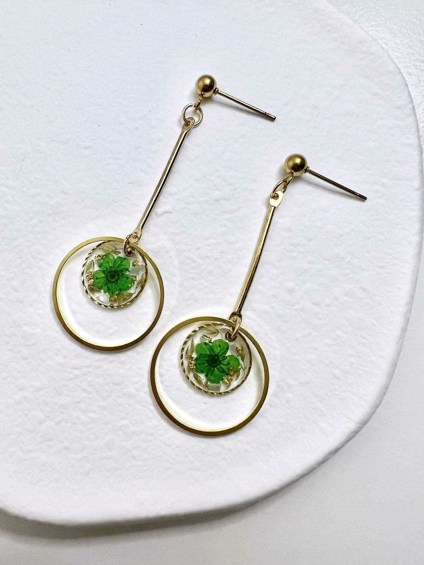 Alchemist Earrings Green.