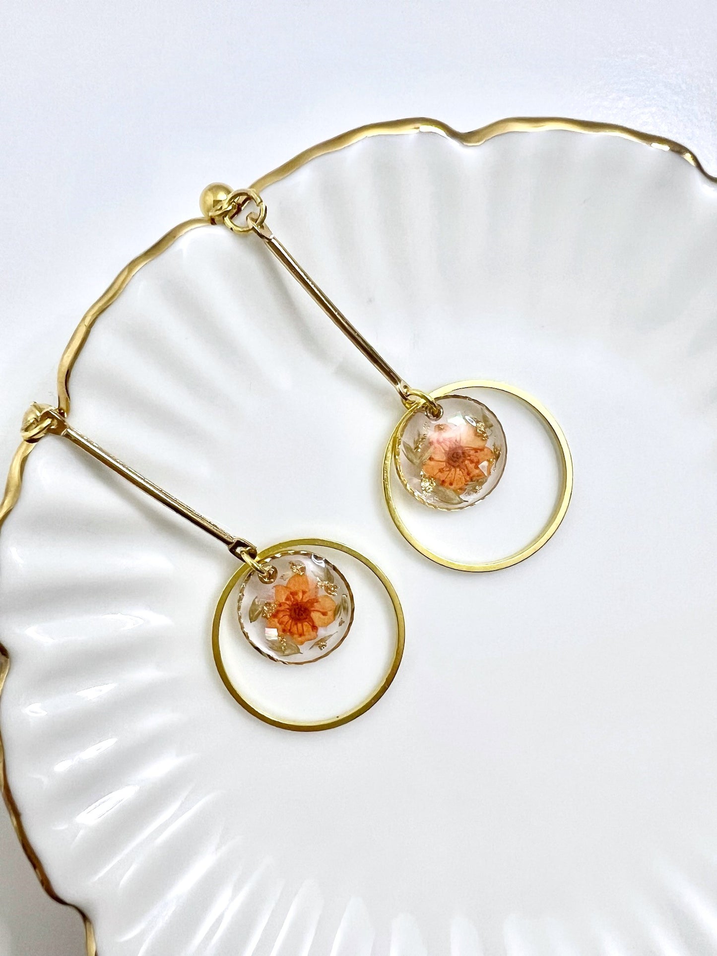 Alchemist Earrings Orange.