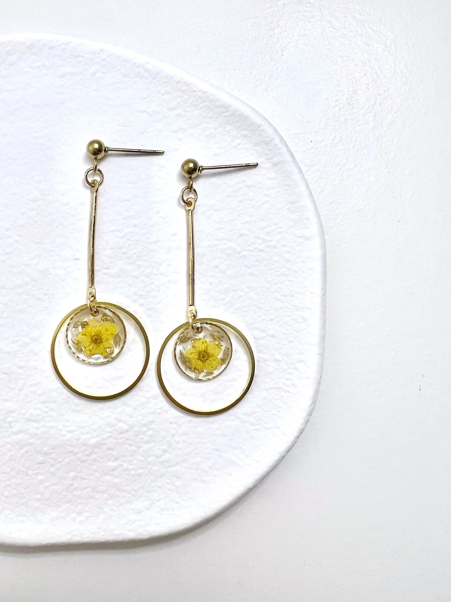 Alchemist Earrings Yellow.