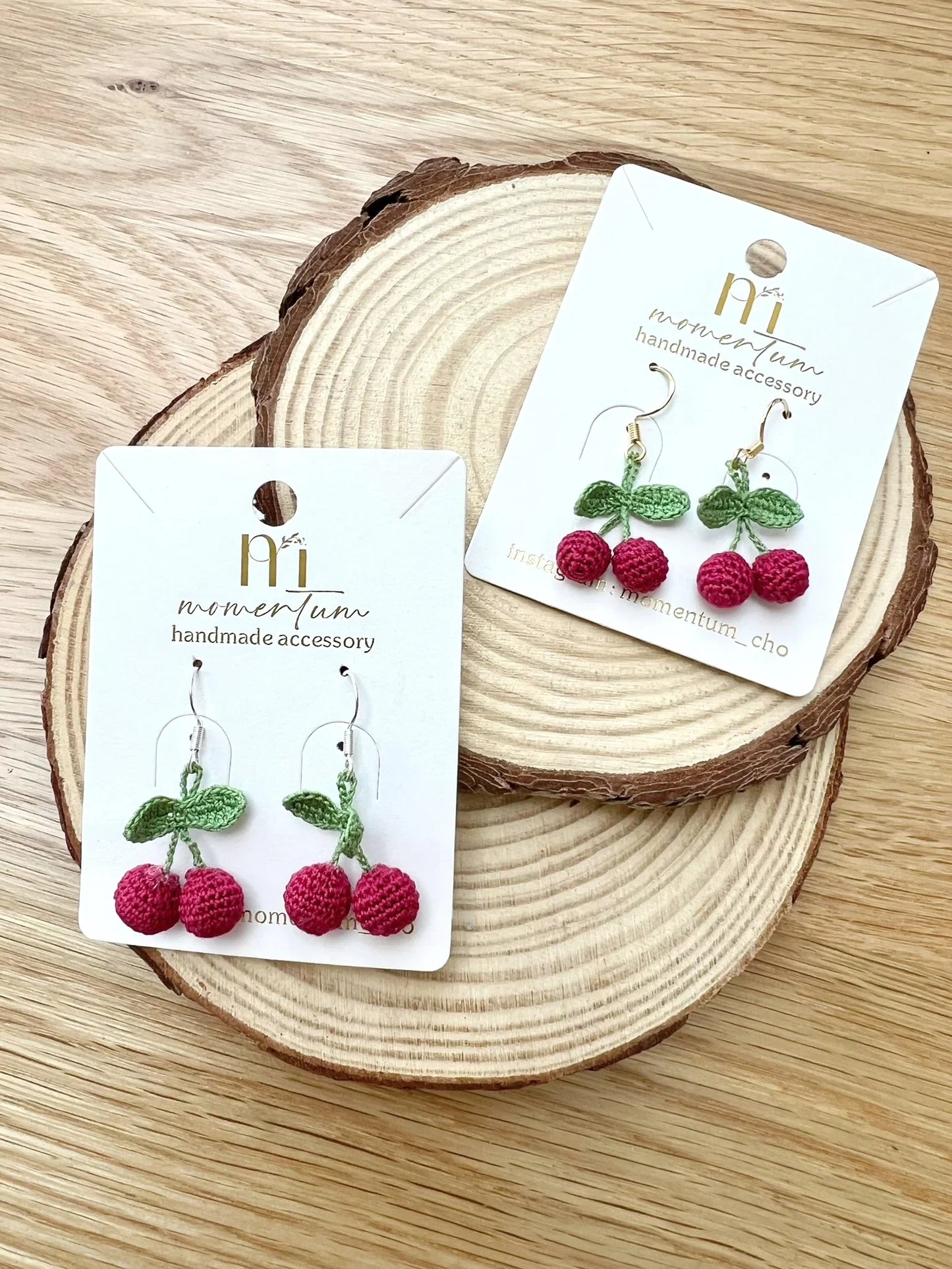 Cherry Cherry Earrings Group.