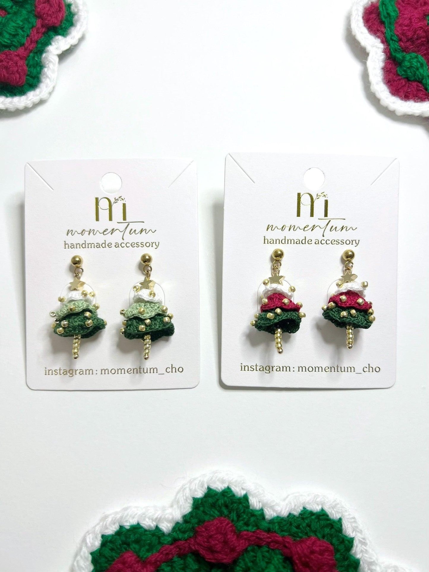 Christmas Tree Earrings.