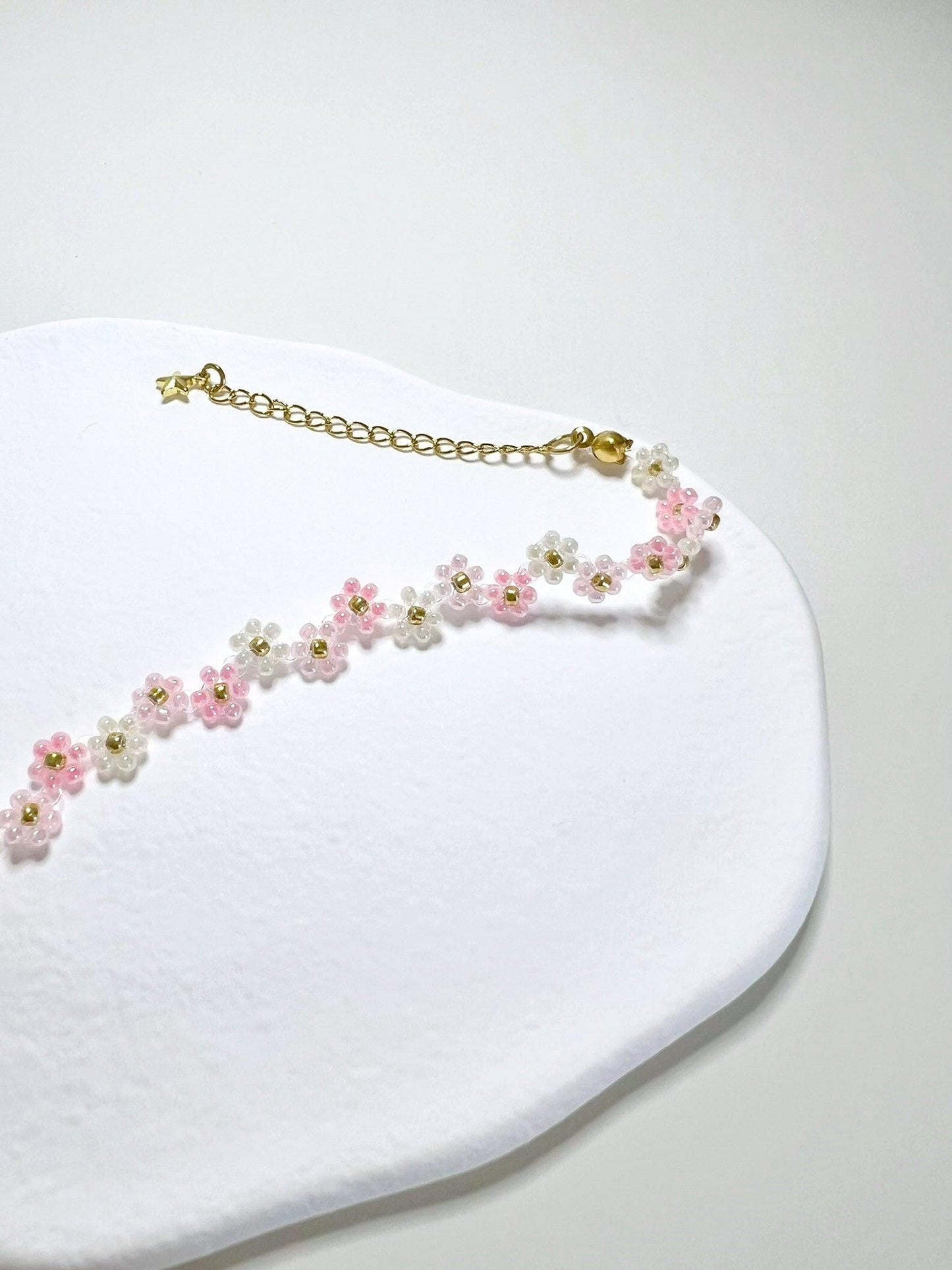 Coral Pink Bracelets End.