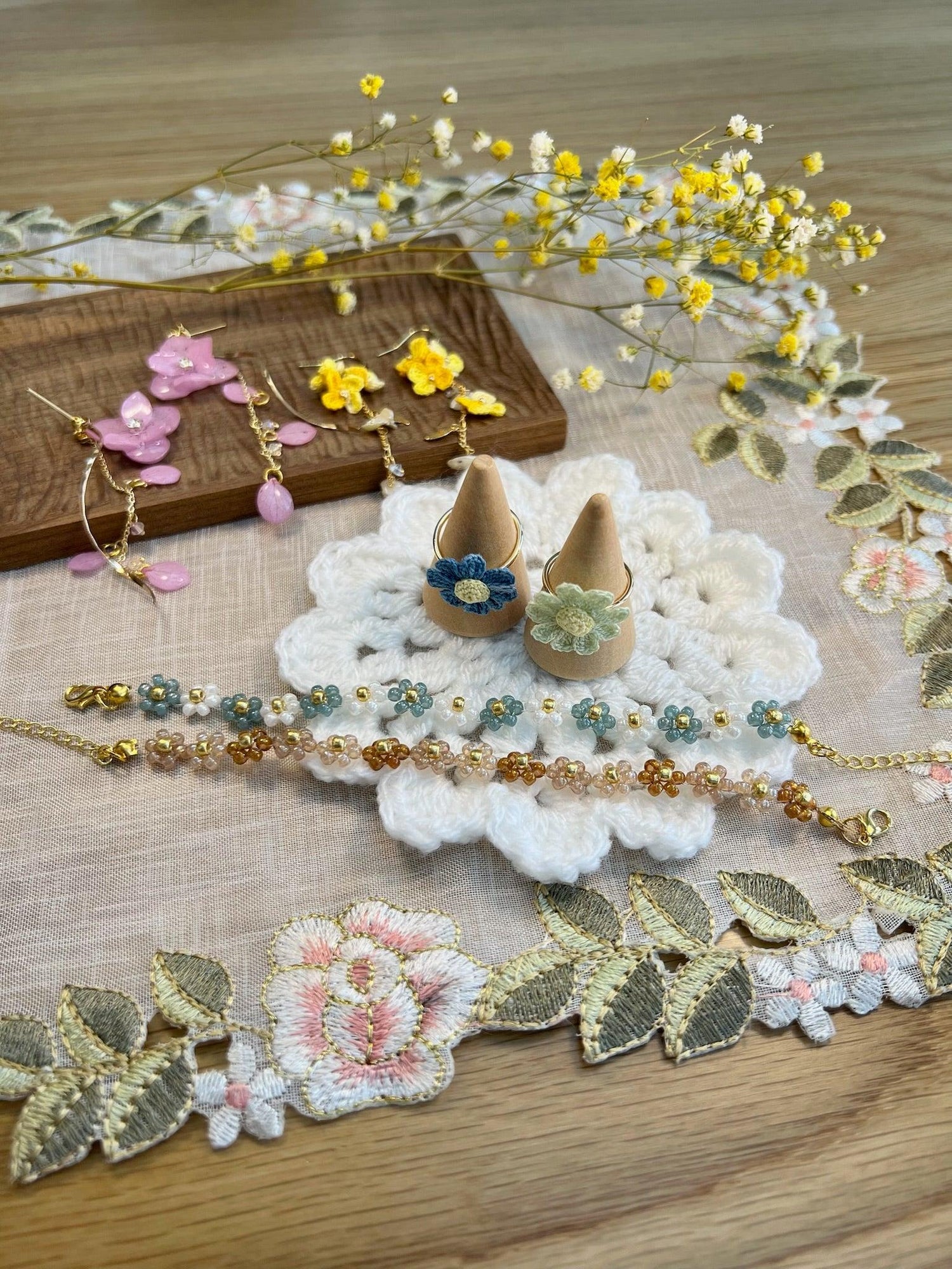 Cover Photo Resin Beads Crochet.