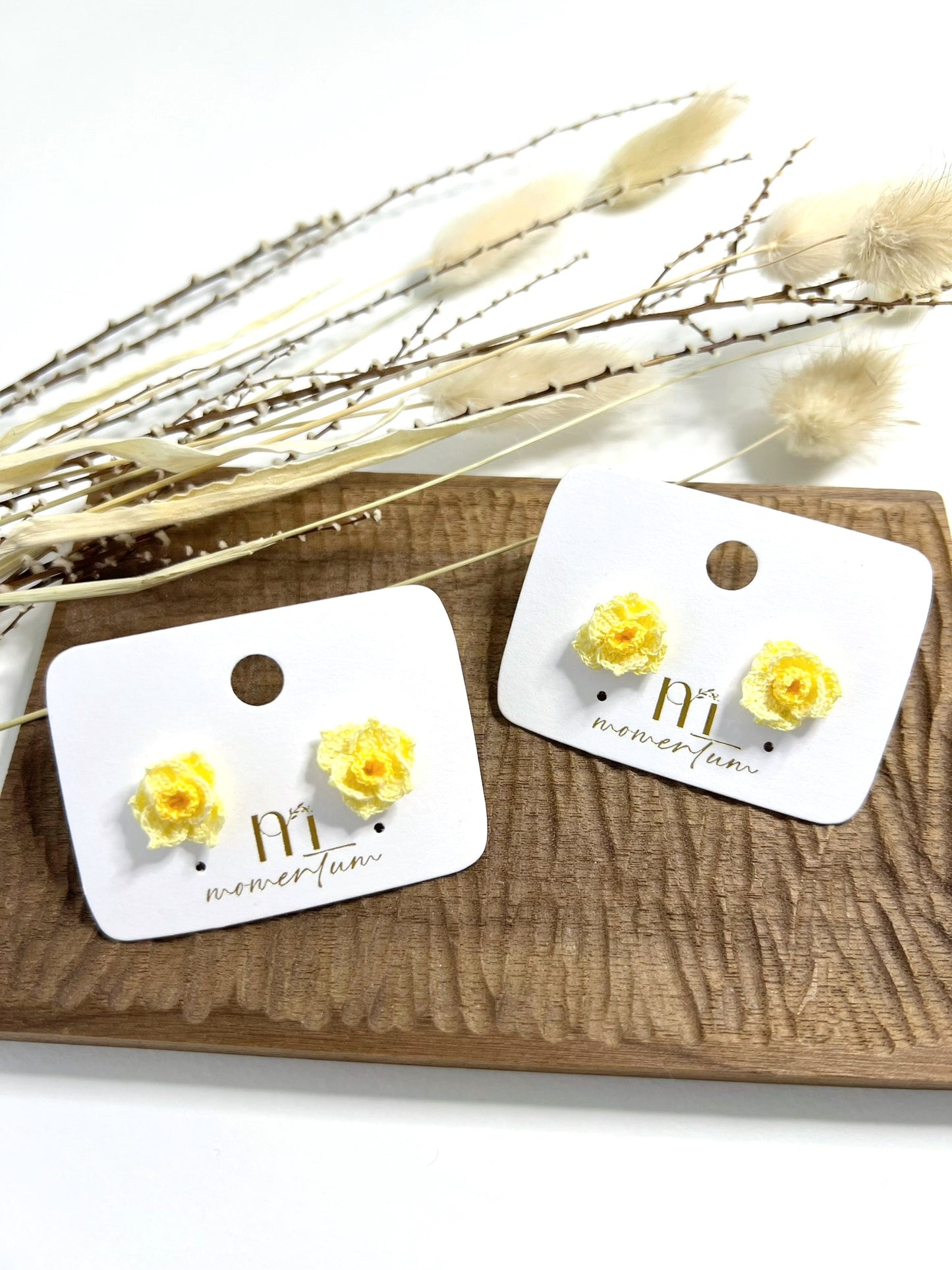 Daffodils Earrings Yellow.