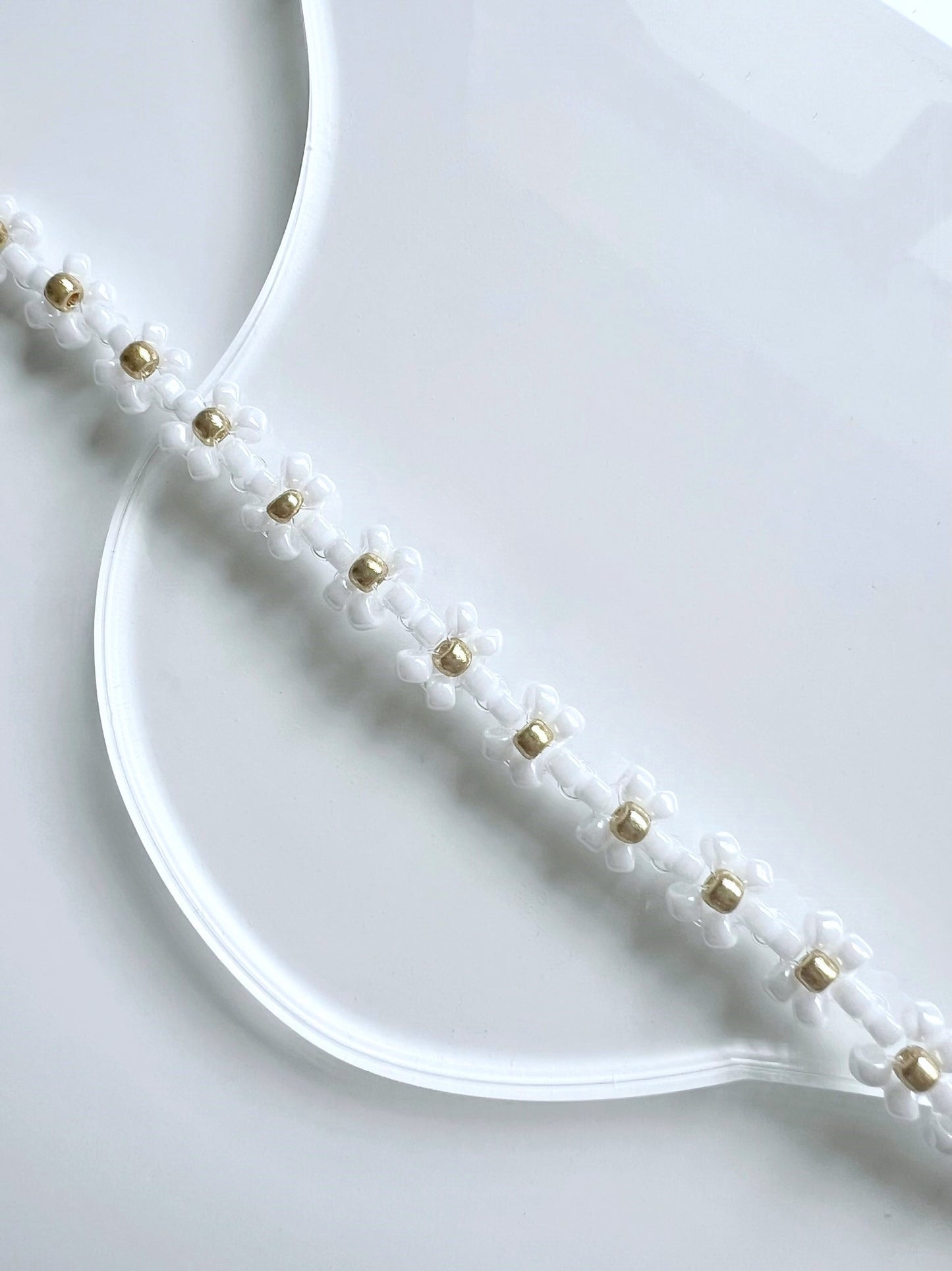 Daisy Shine Bracelets Close Up.