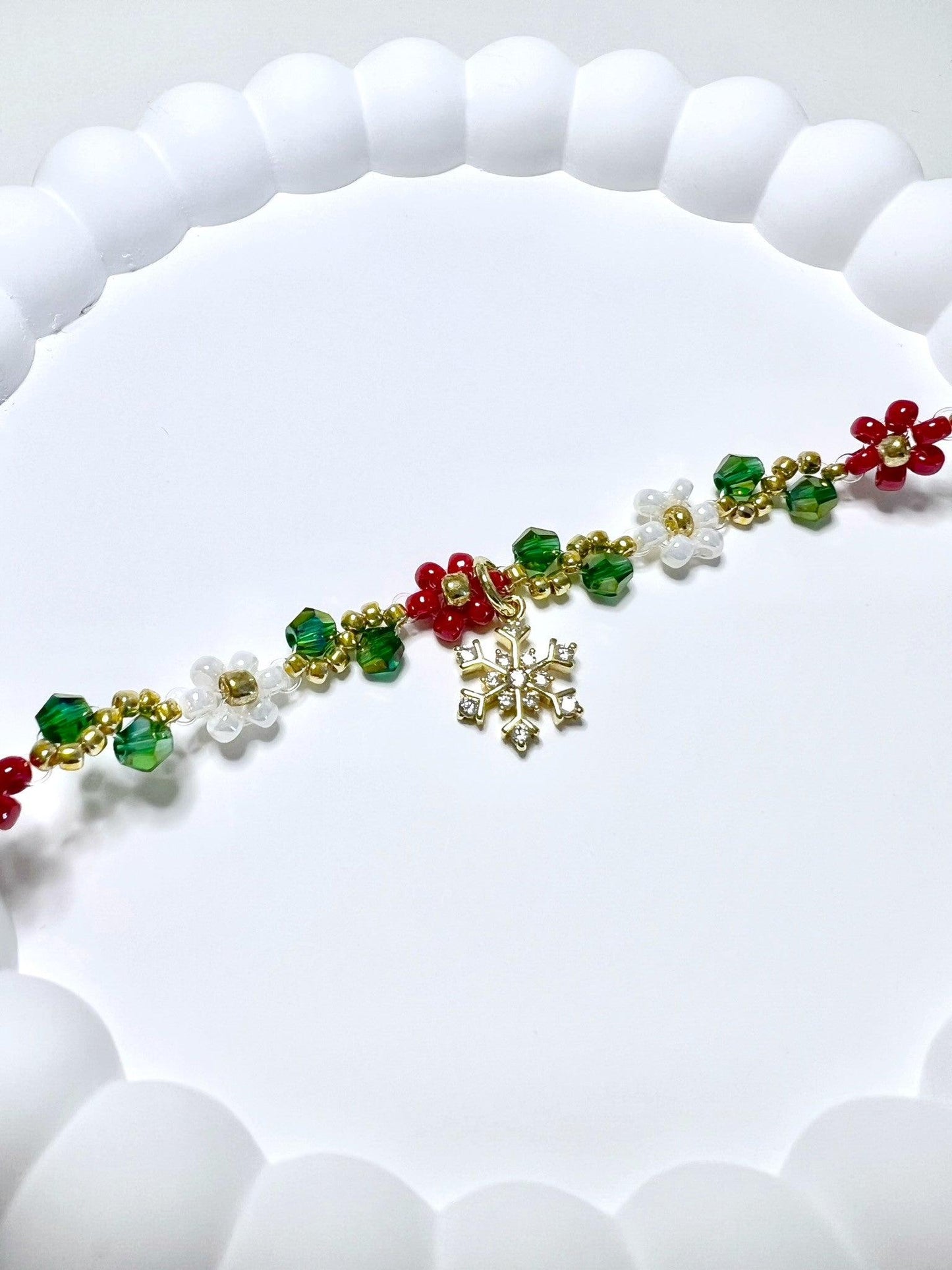 Festive Red Bracelets.