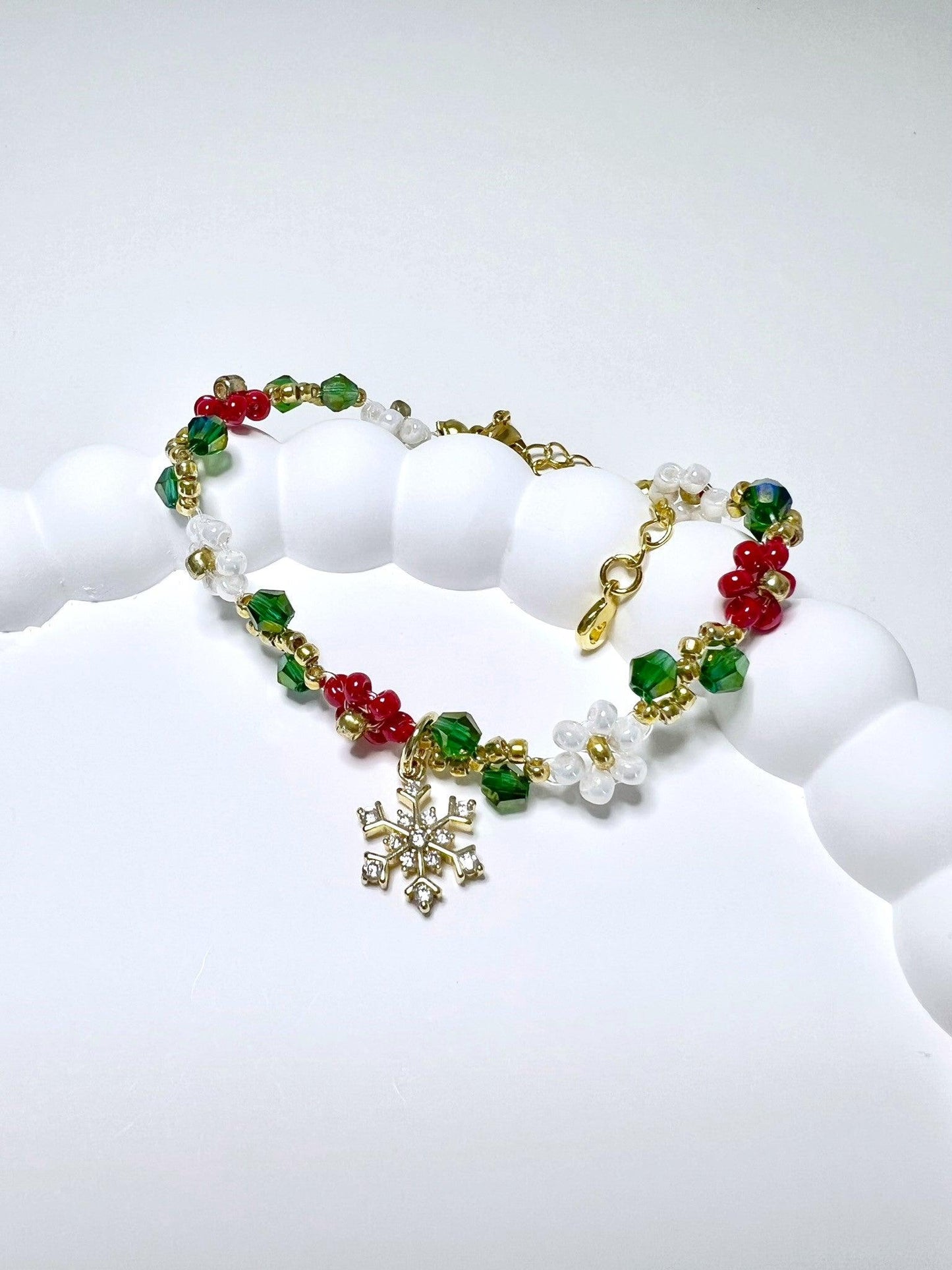 Festive Red Bracelets Circle.