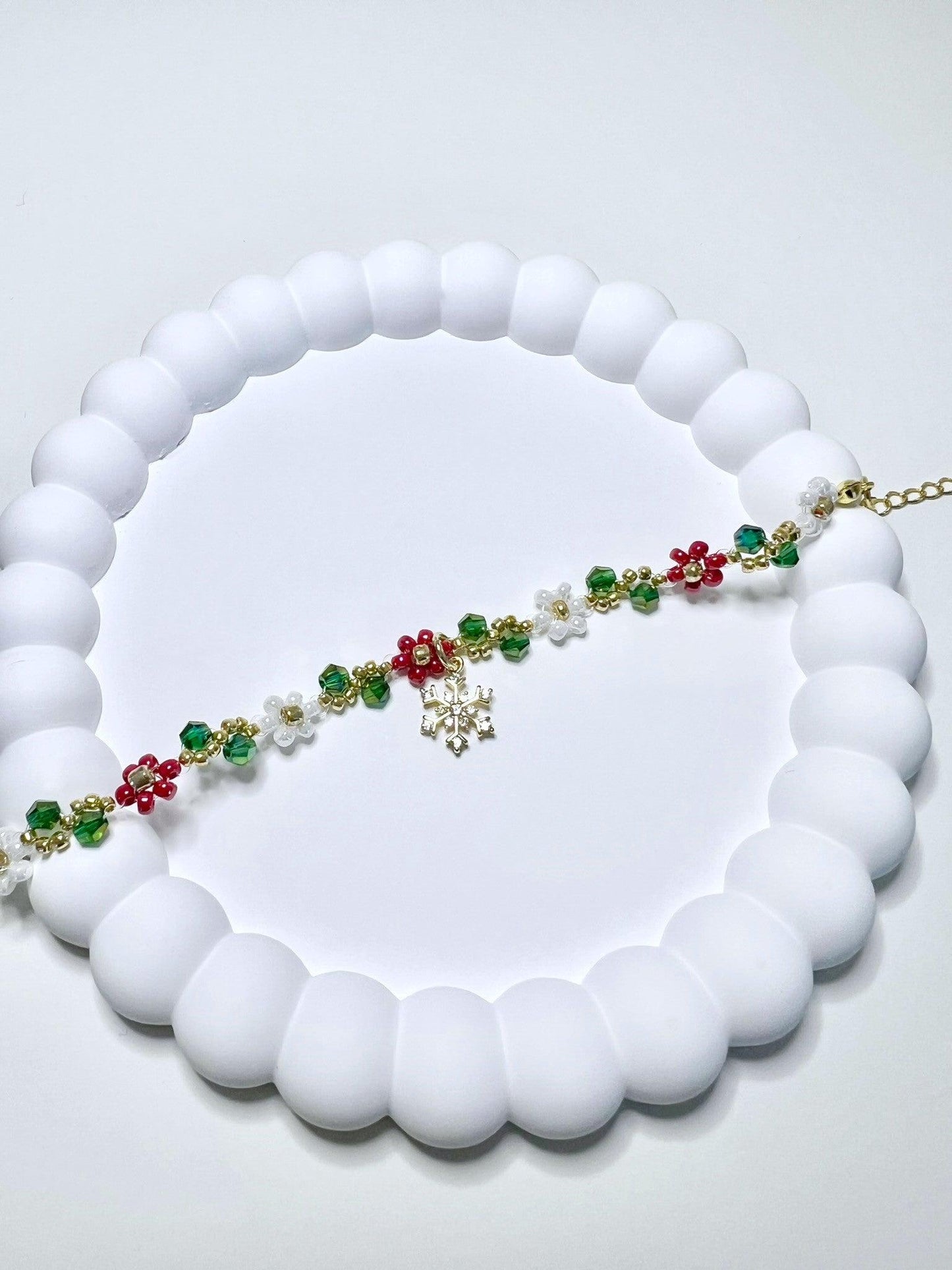 Festive Red Bracelets Single.