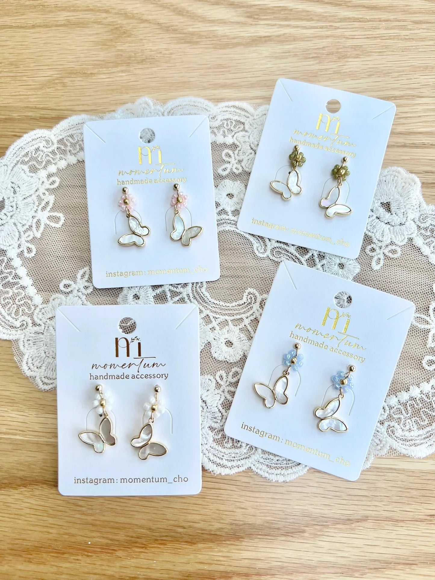 Moonlit Meadow Earrings.