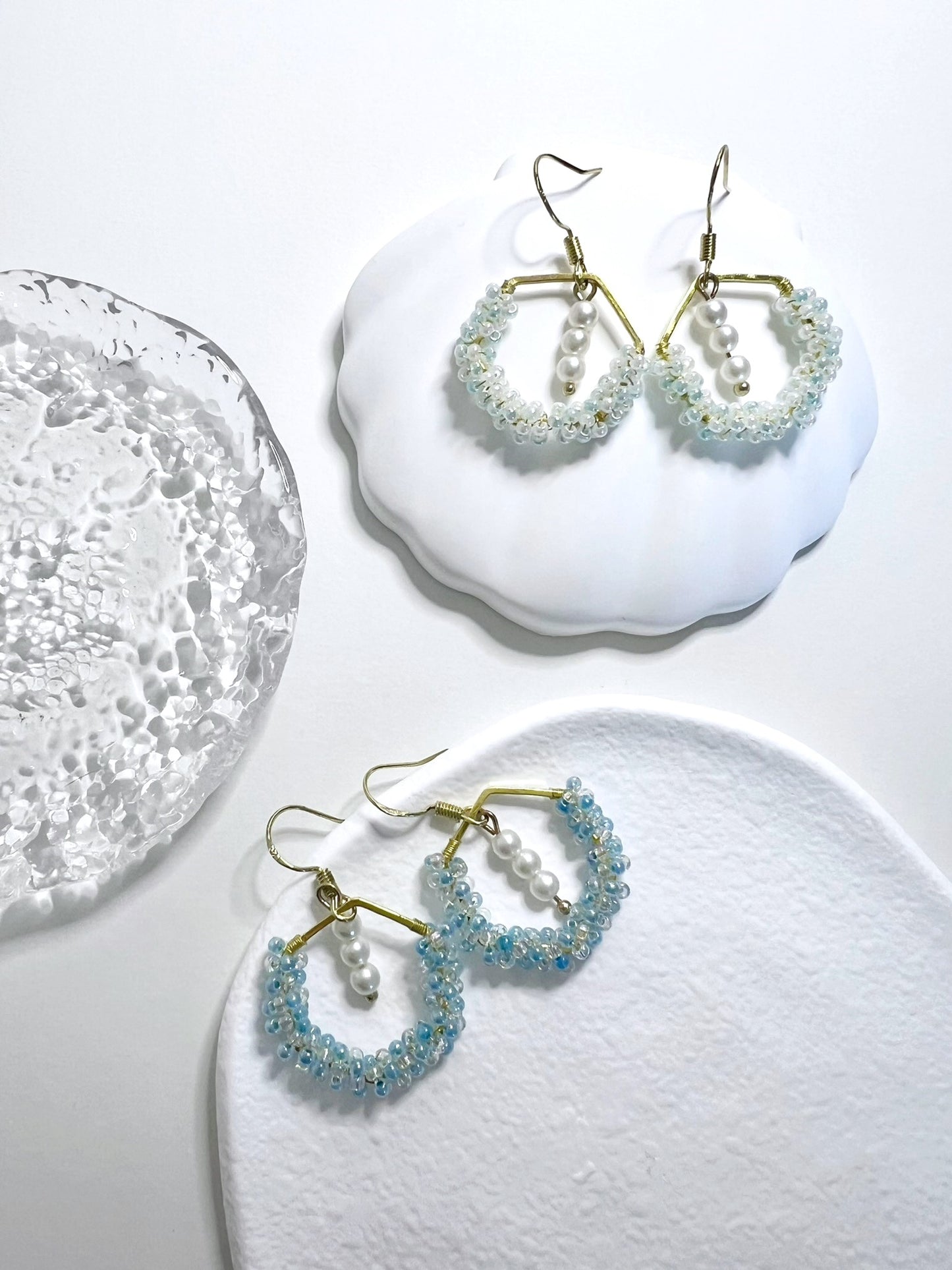 Ocean Tears Earrings Group.
