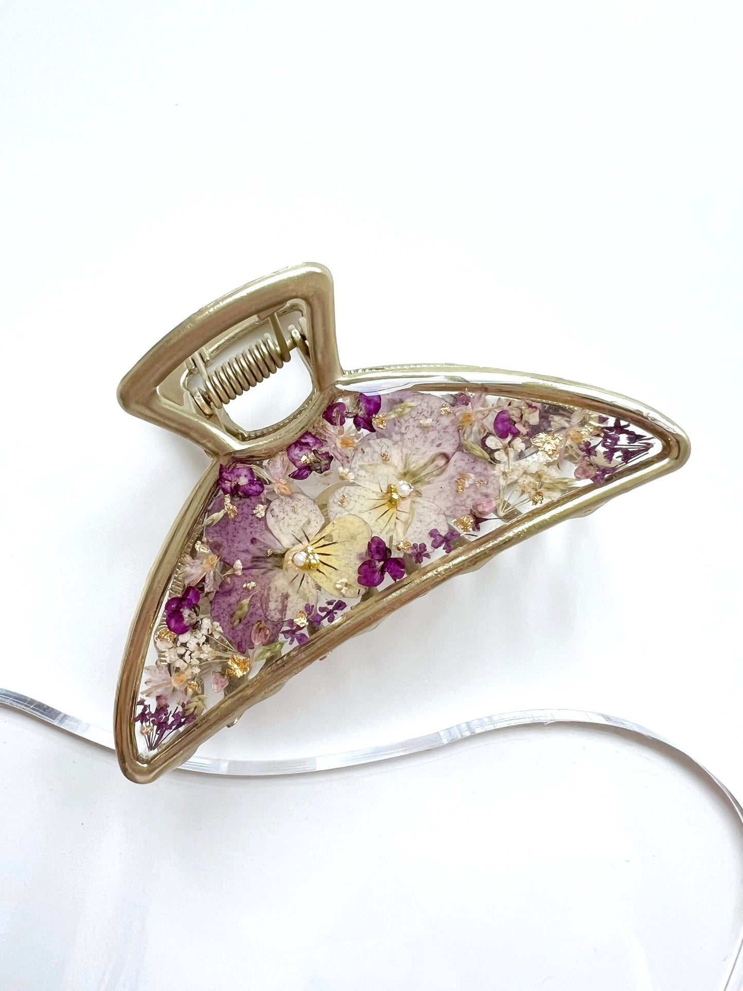 Pansy Dance Hair Clips.