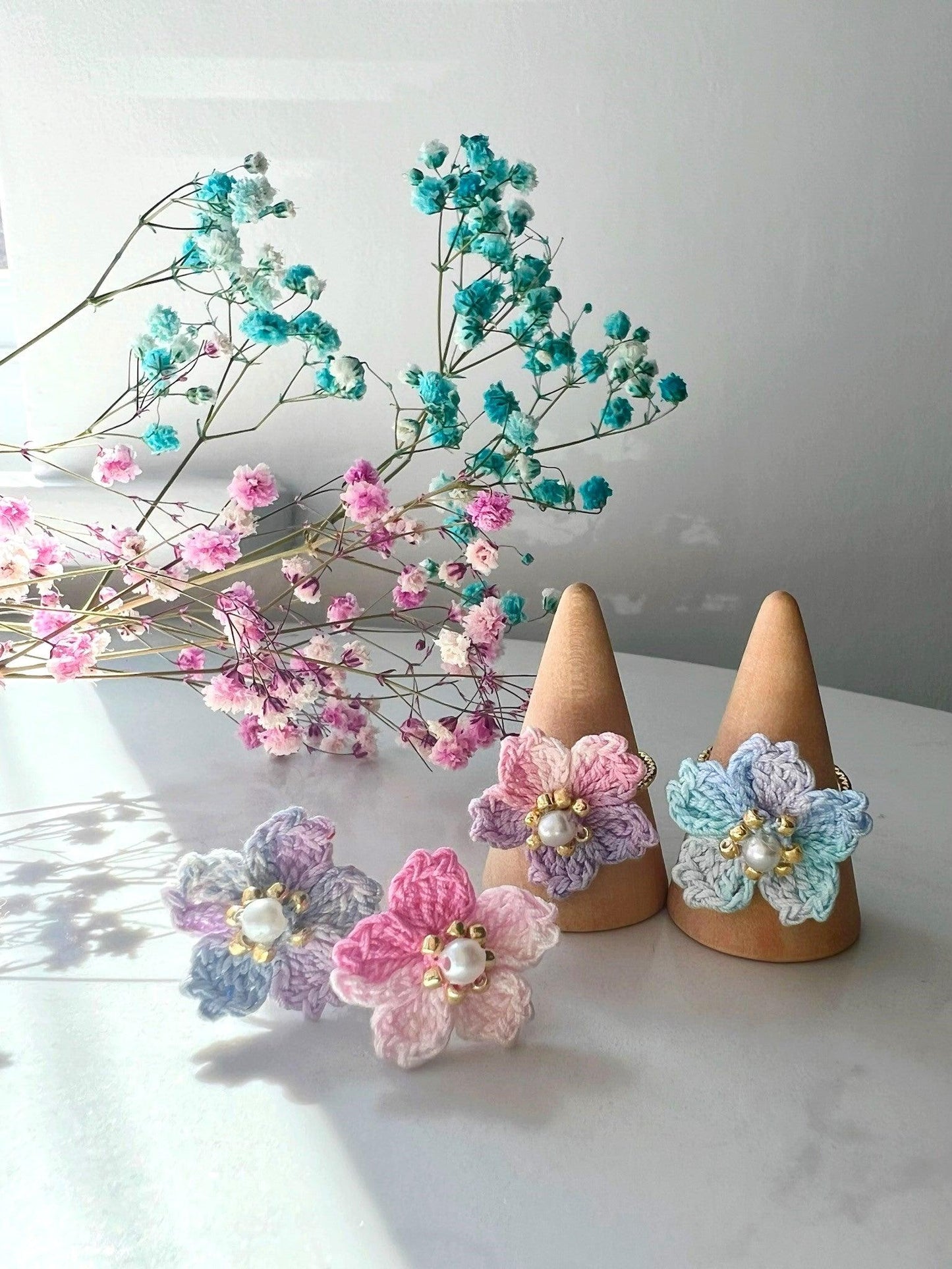 Sakura Whisper Ring Close Up.