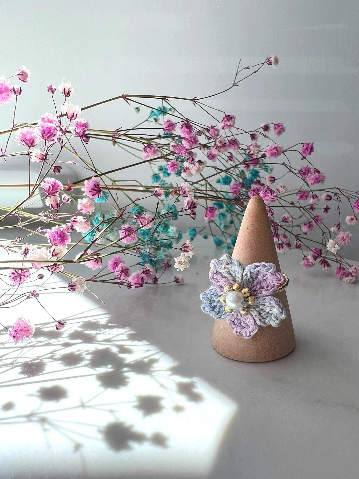 Sakura Whisper Ring Lavender.