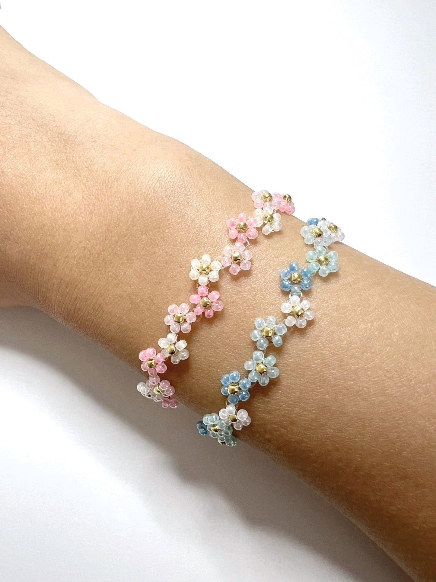 Seashell Blue Bracelets Compare.