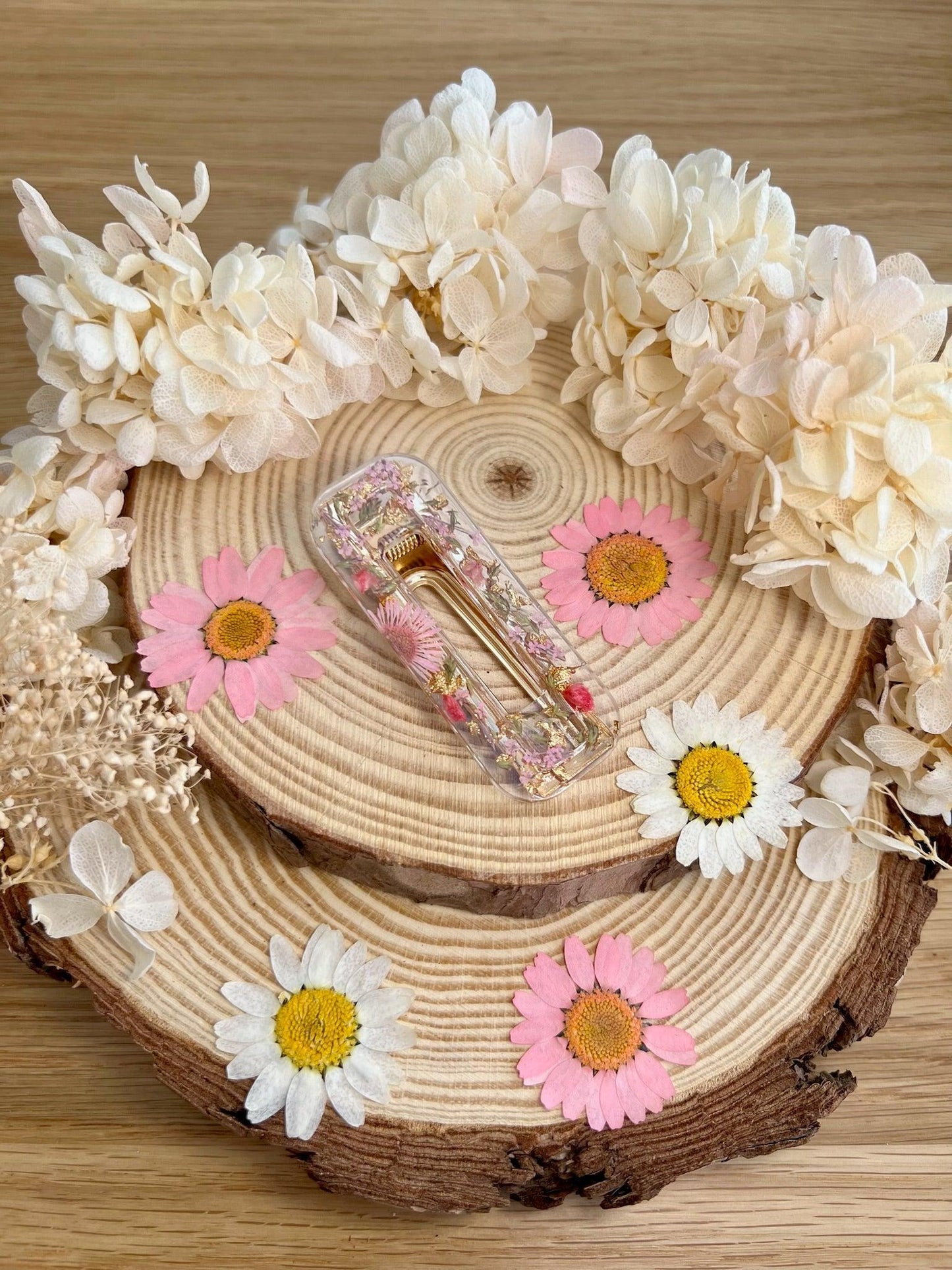 Secret Garden Hair Clip Pink.