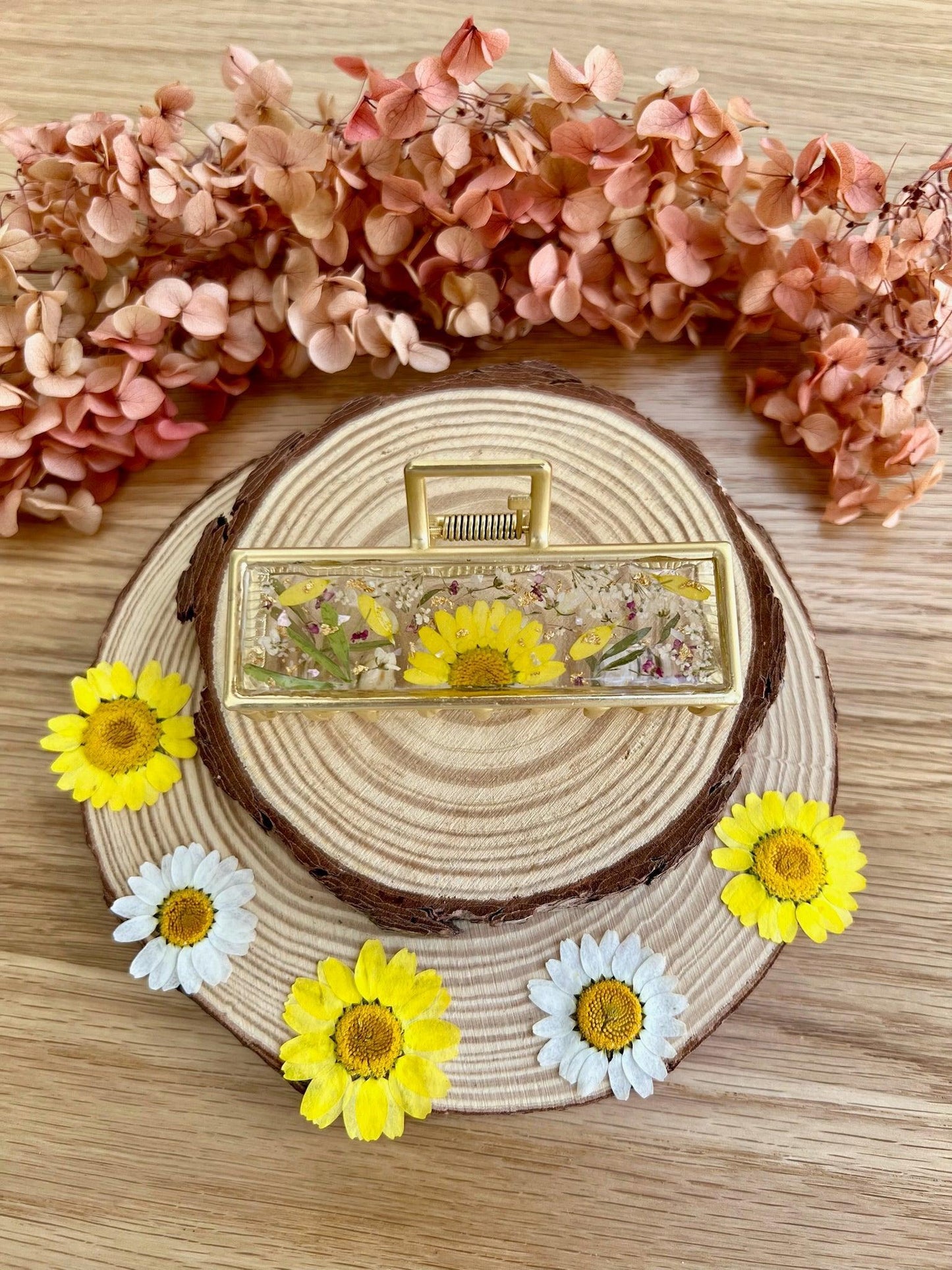 Sunflower Dance Hair Clip.