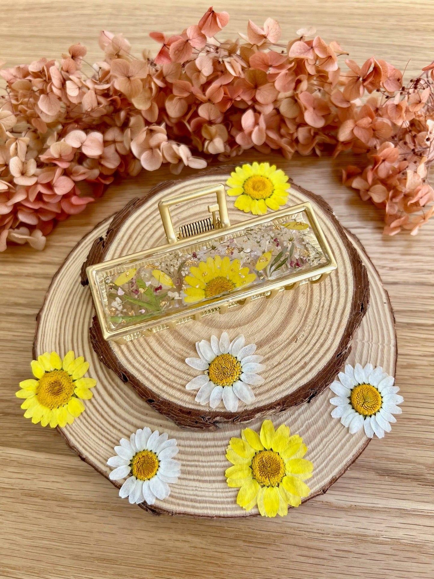 Sunflower Dance Hair Clip Yellow.