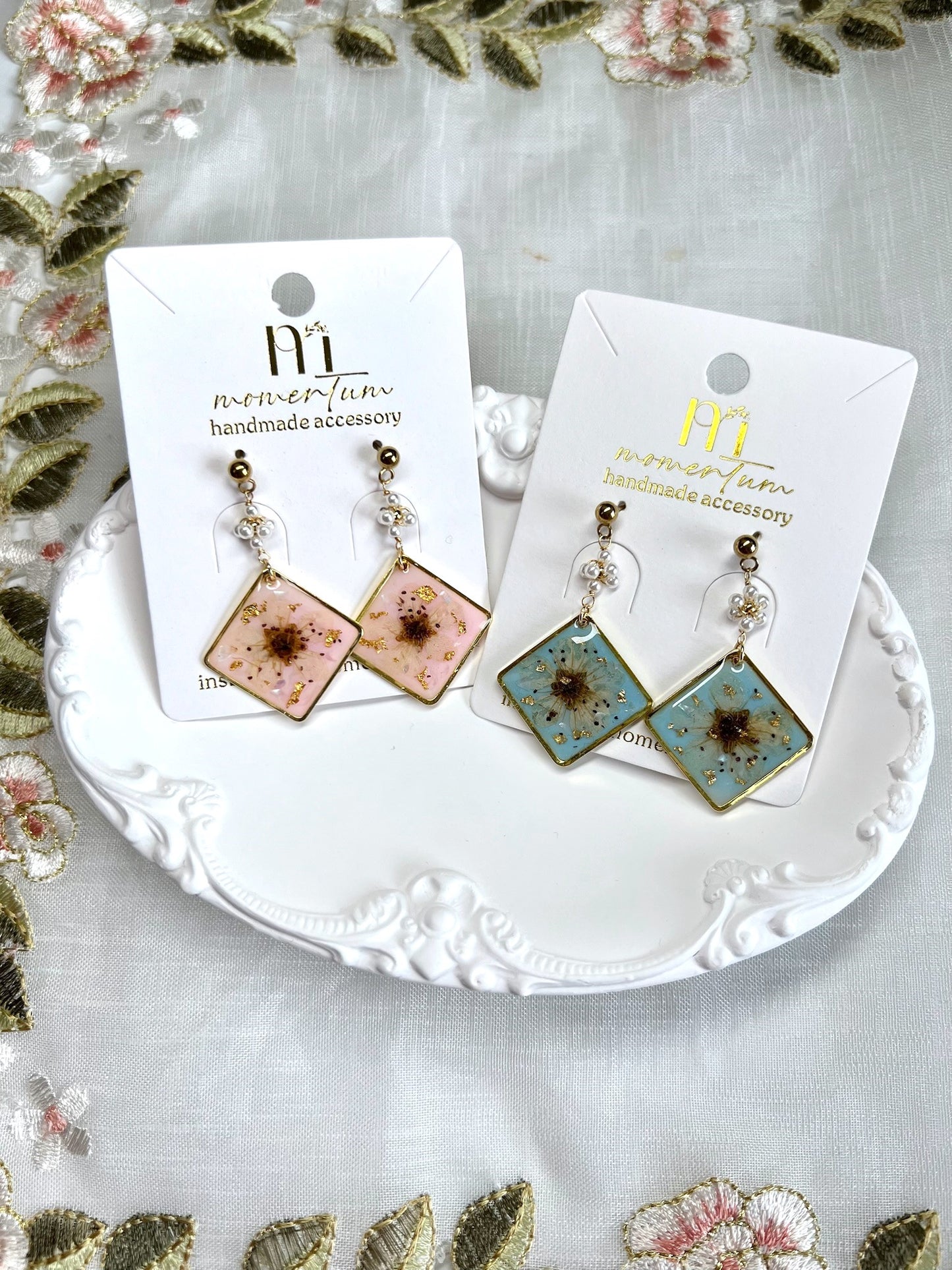 Ume Blossom Earrings.