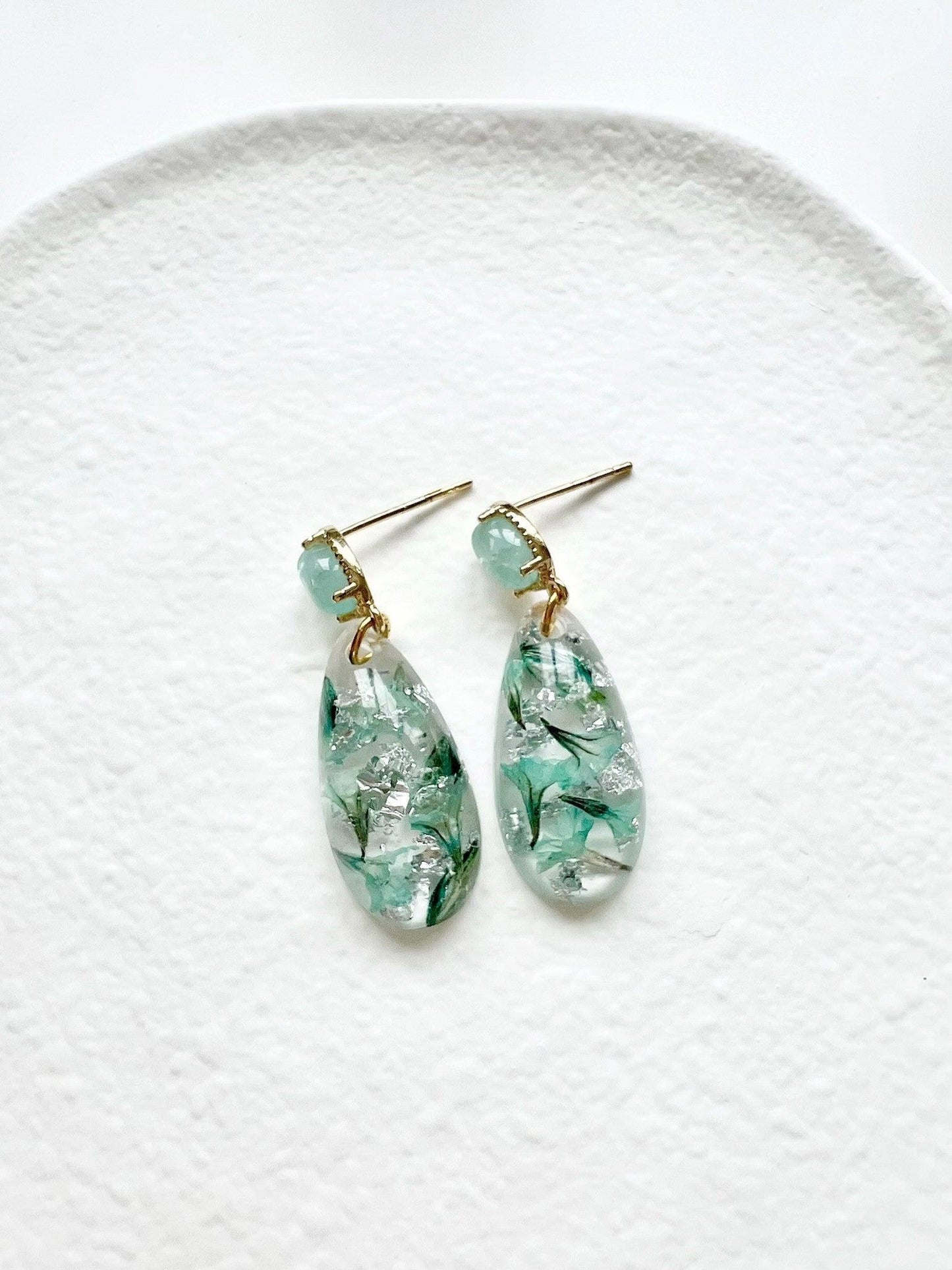 Velvet Goldmine Earrings Blue.