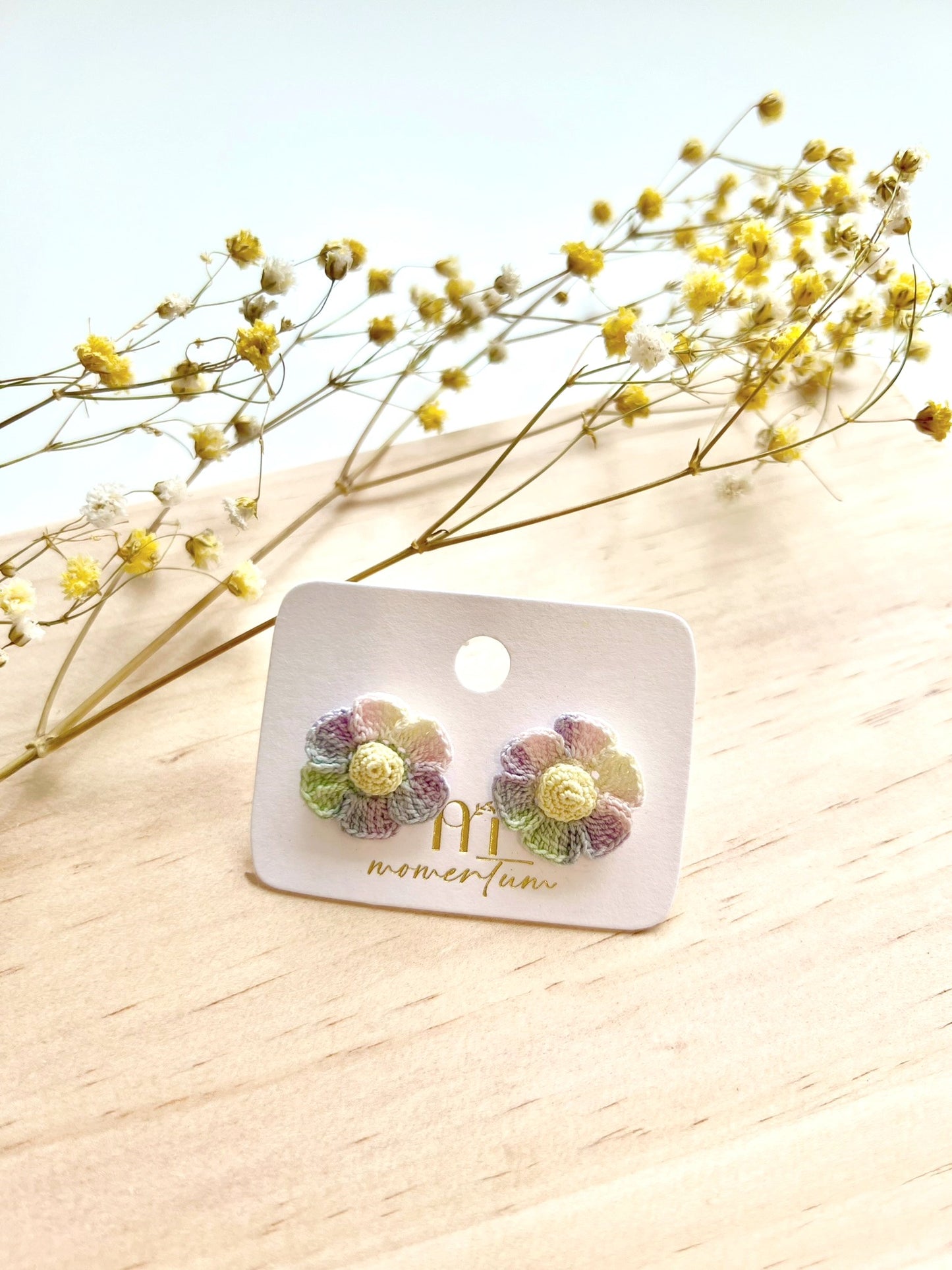 Wild Daisy Earrings Rainbow.
