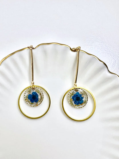 Alchemist Earrings Blue Plate.