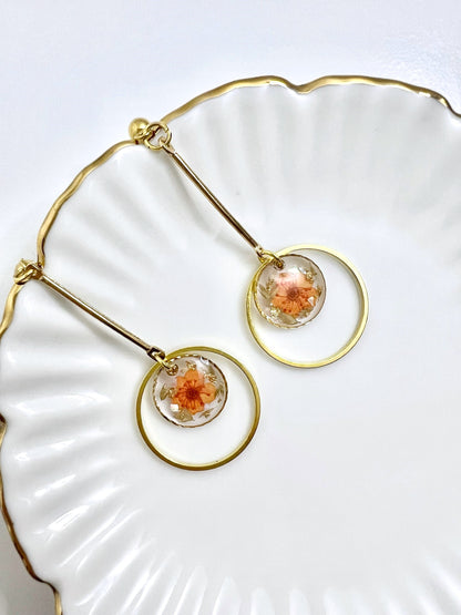 Alchemist Earrings Orange.
