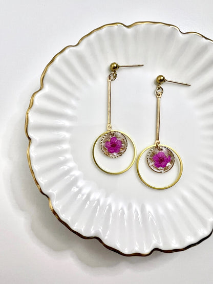 Alchemist Earrings Purple.