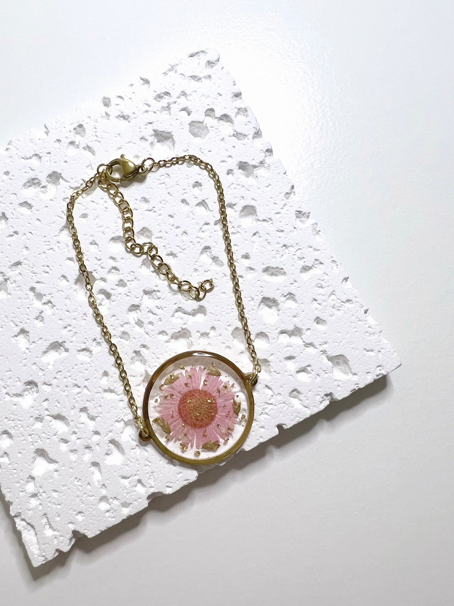 Antique Clock Bracelets Pink Tile.