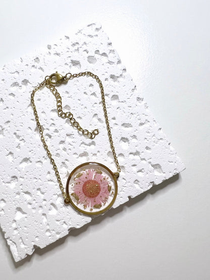 Antique Clock Bracelets Pink Tile.