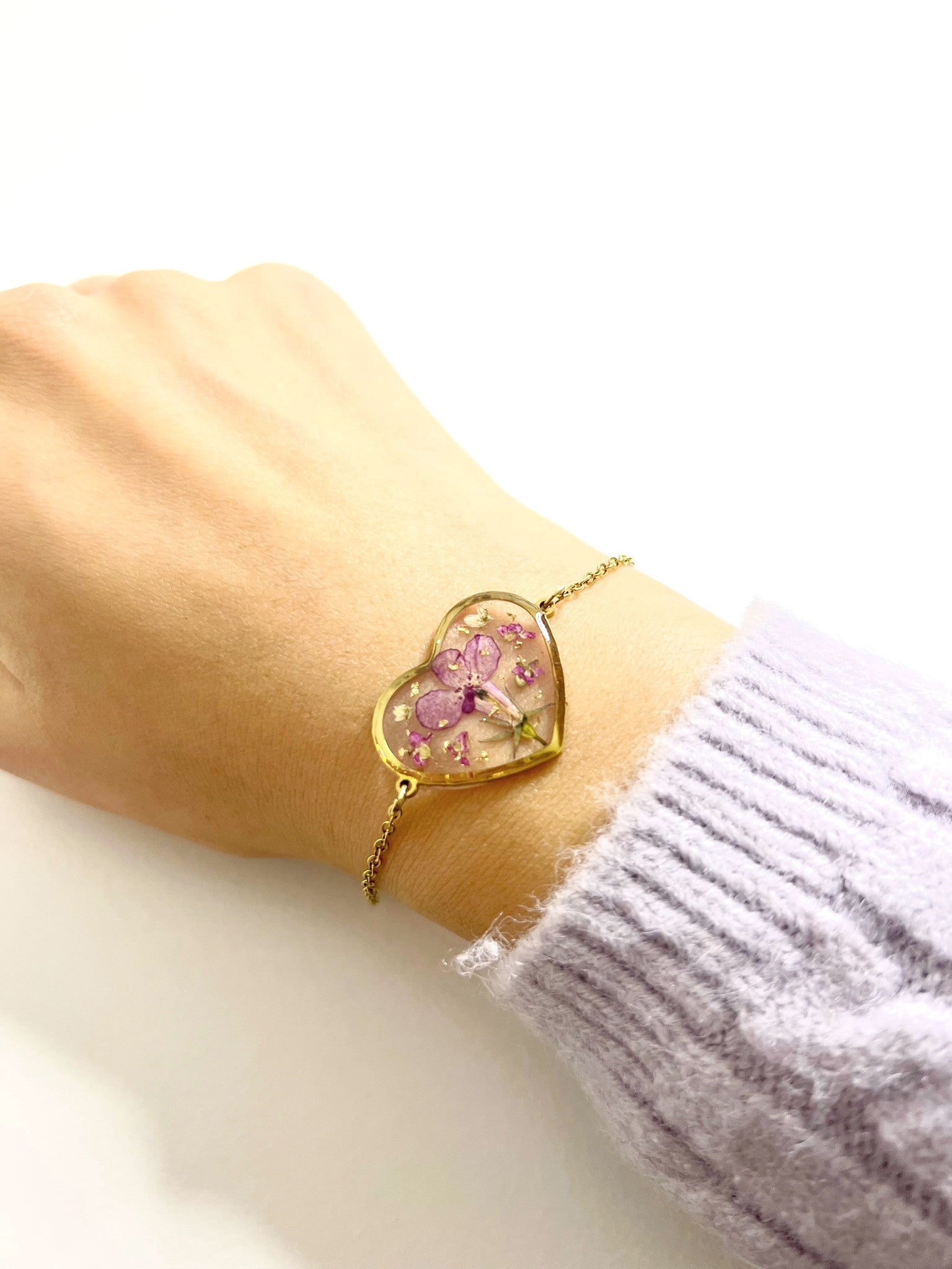 Antique Clock Bracelets Purple.