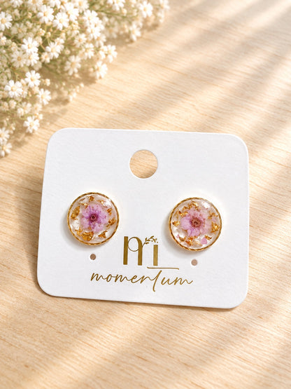 Blooming Bubbles Earrings Lilac.