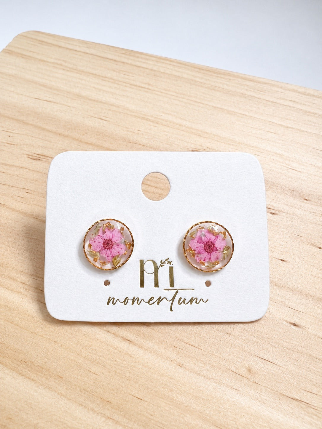 Blooming Bubbles Earrings Pink.