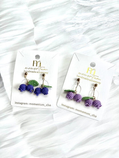 Blueberries Dream Earrings.