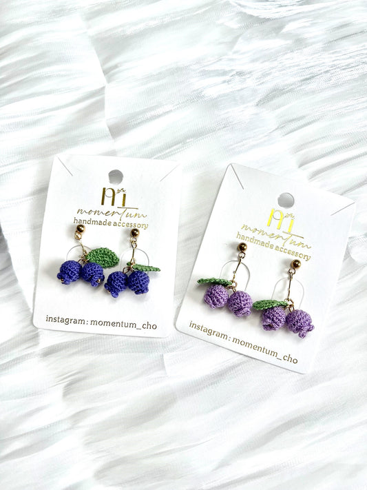 Blueberries Dream Earrings.