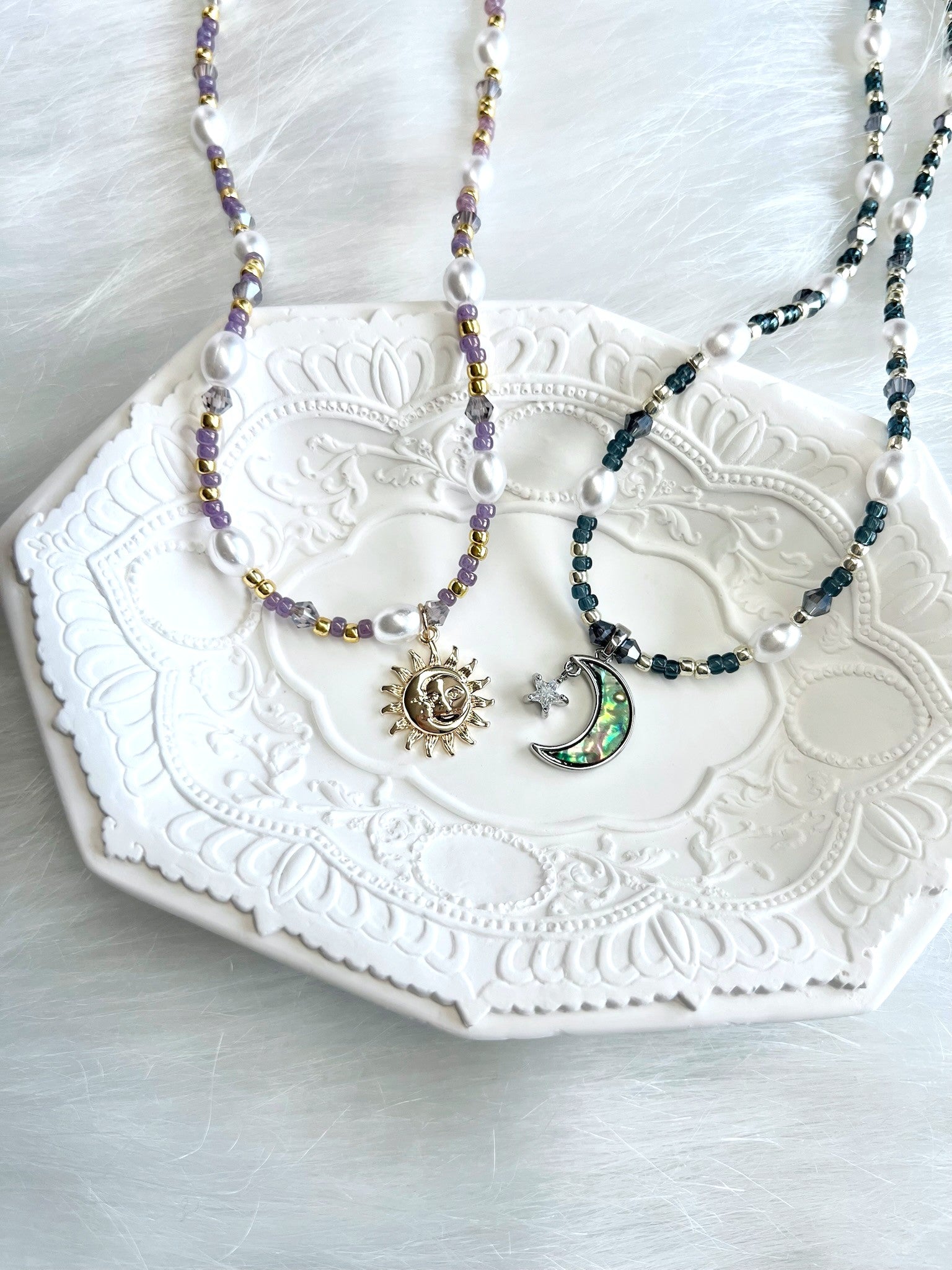 Celestial Tides Necklace Group.