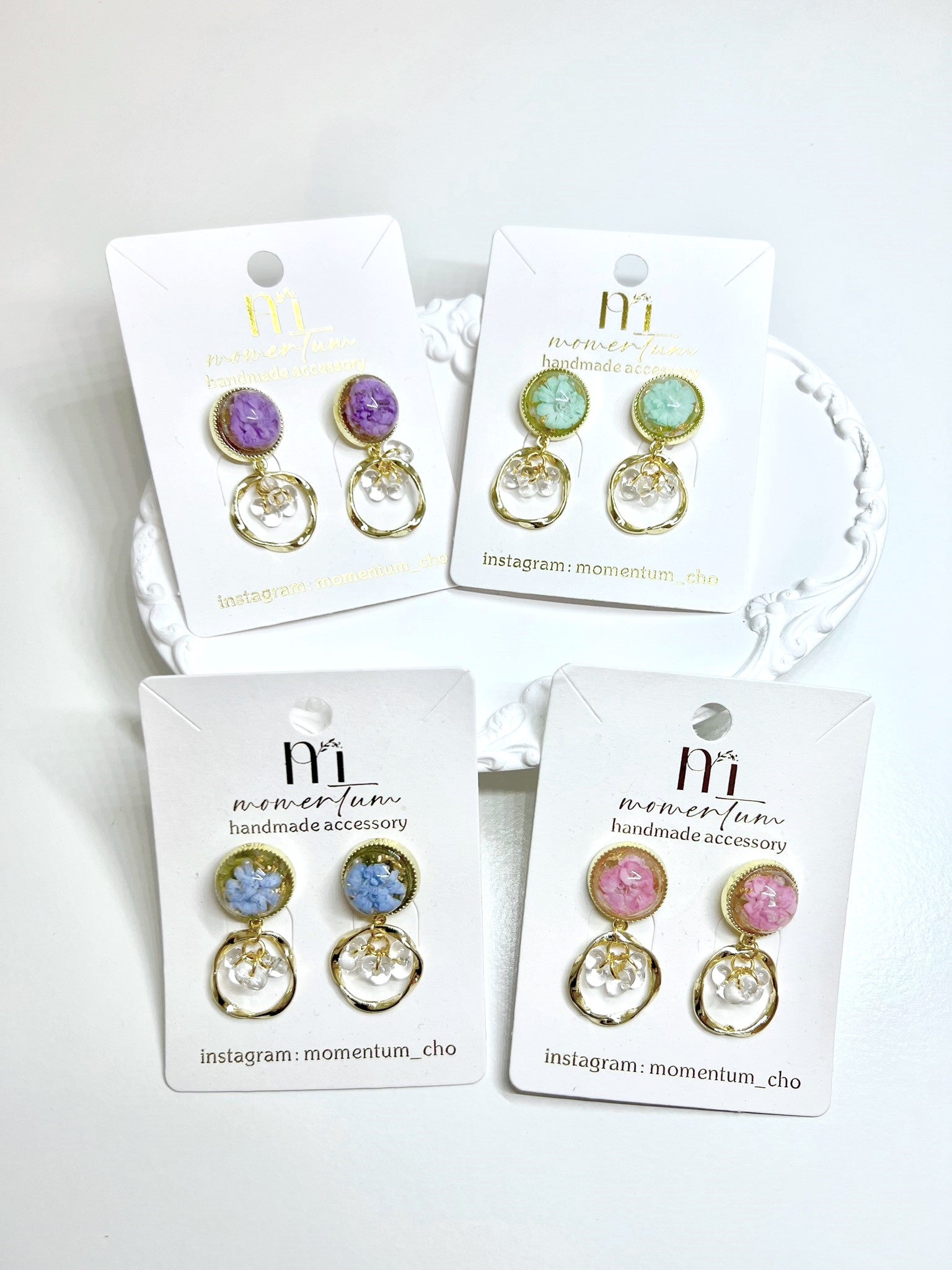 Cho's Bright Earrings Group.