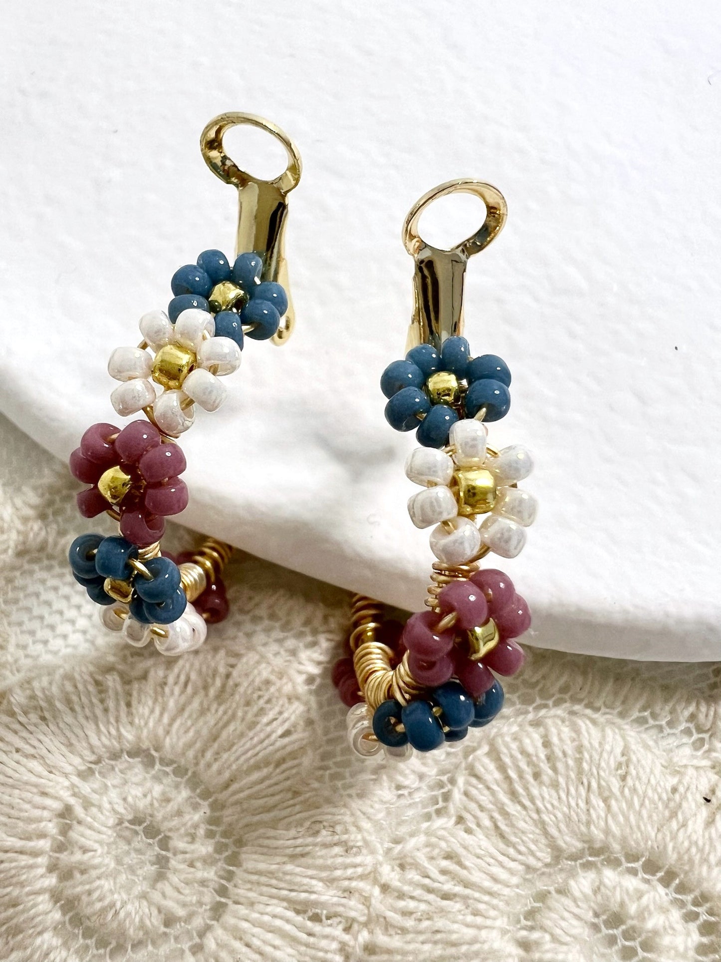 Cool Summer Earrings Blue.