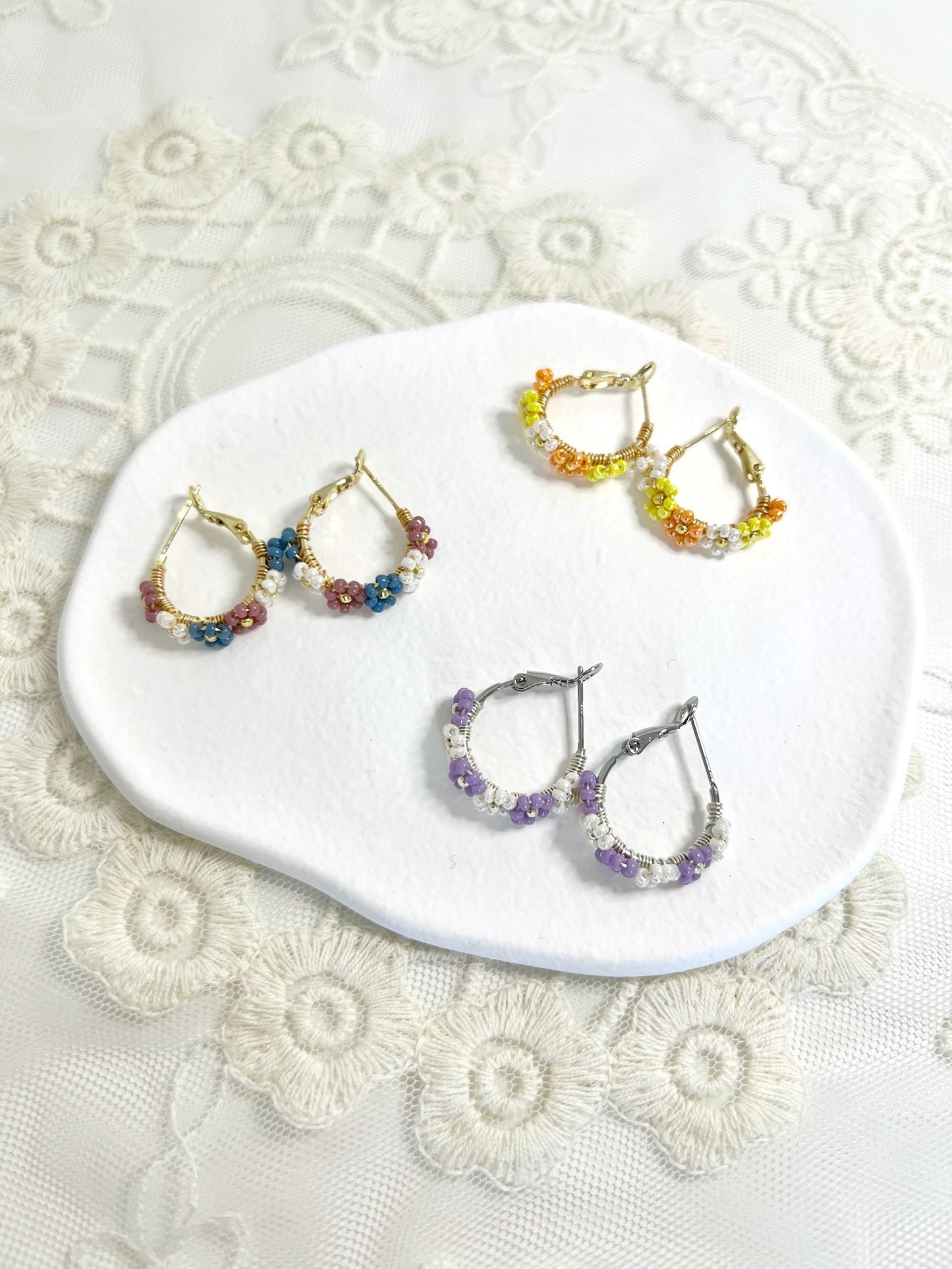 Cool Summer Earrings Lacy.