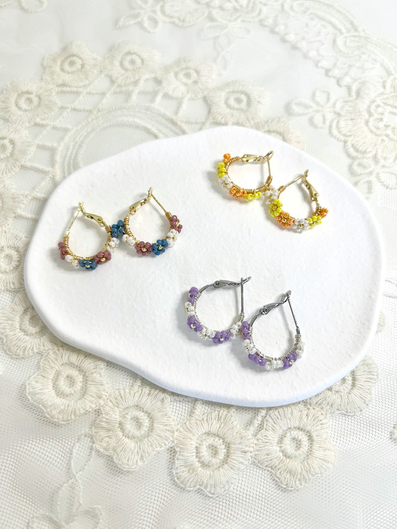 Cool Summer Earrings Lacy.