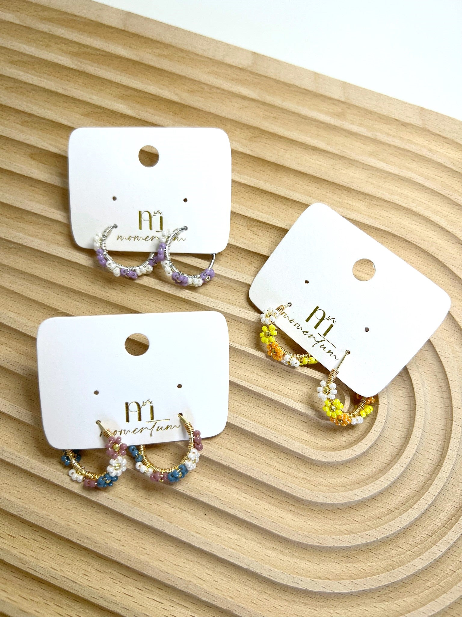 Cool Summer Earrings Wood.