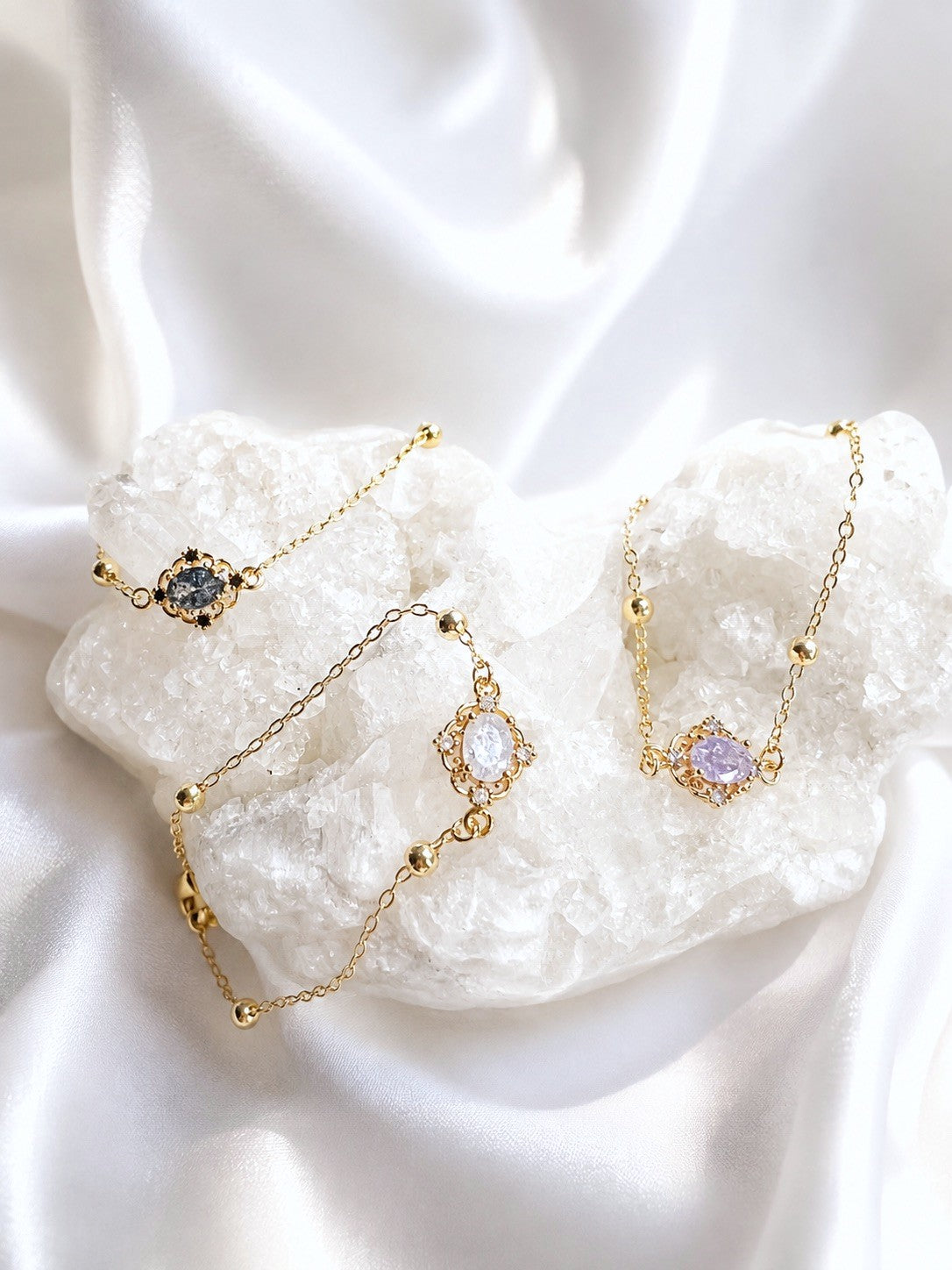 Crystal Snow Bracelets.