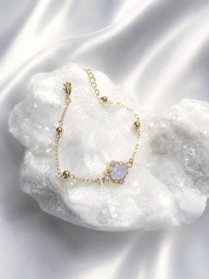 Crystal Snow Bracelets White.