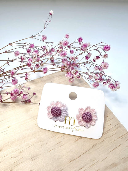 Dream Daisy Earrings Lilac.