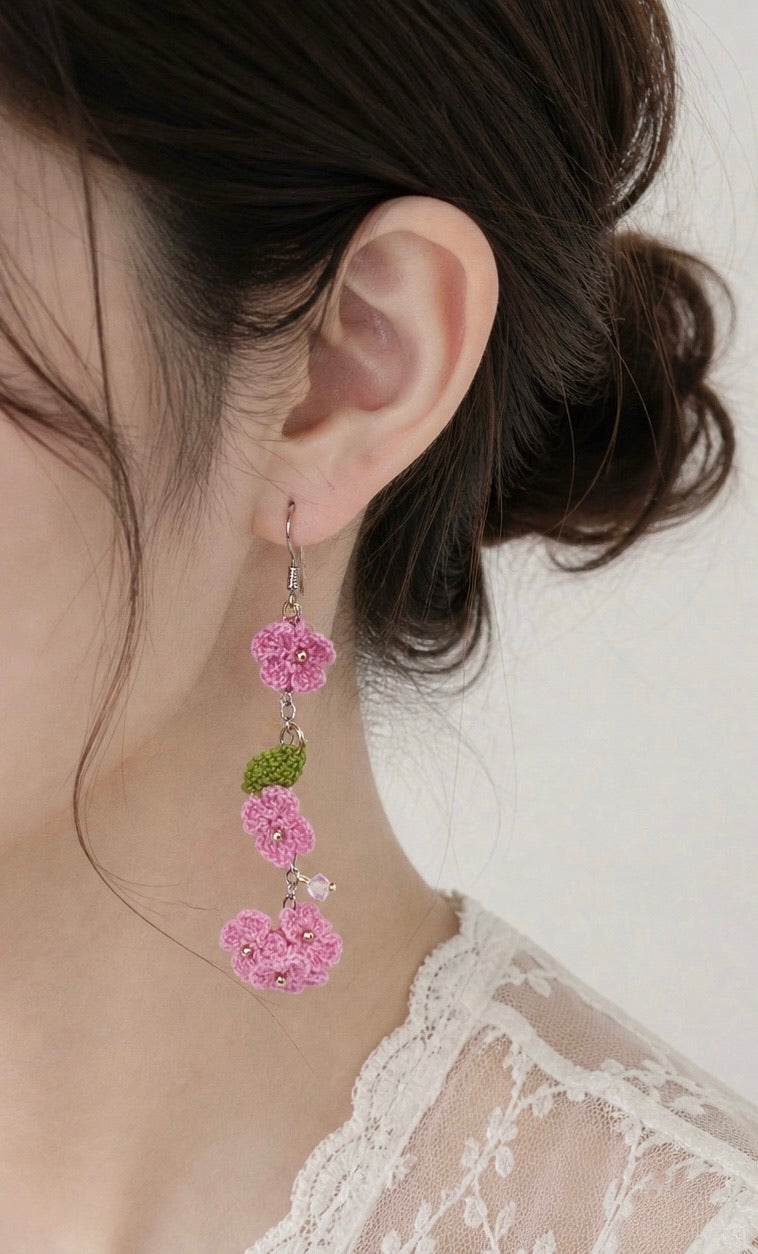 Floral Drop Earrings Demo.