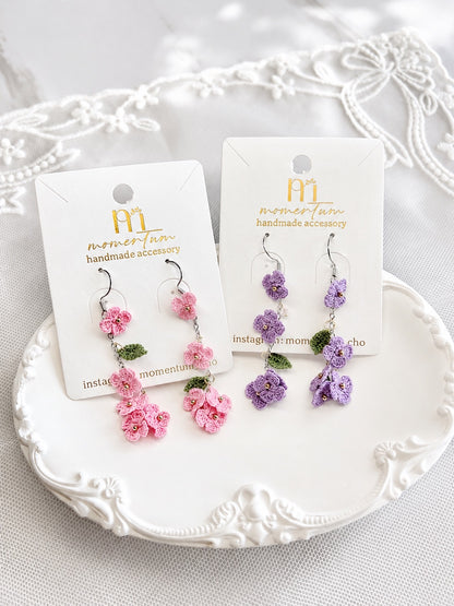 Floral Drop Earrings Group.