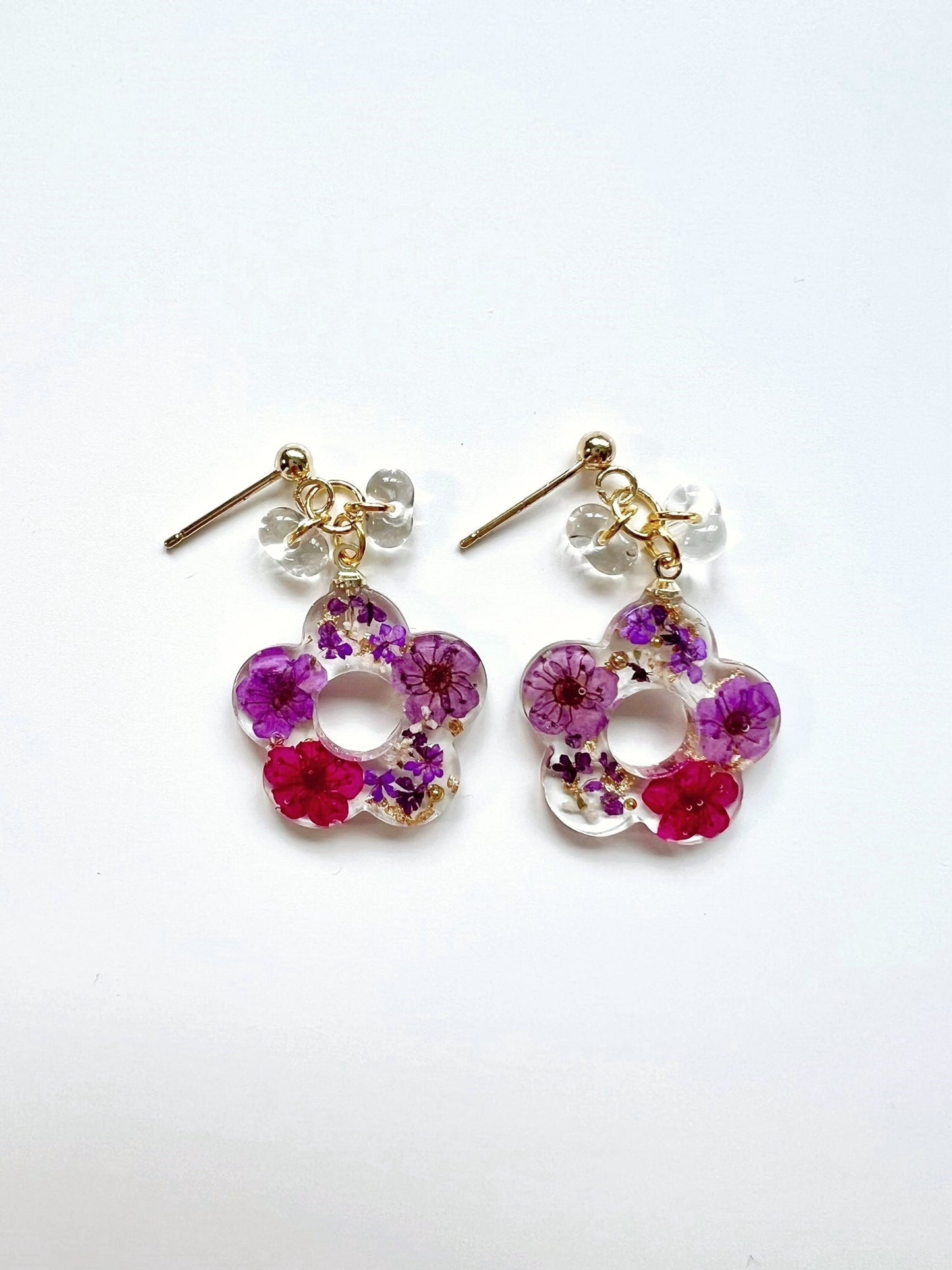 Fruity Bomb Earrings Dragonfruit.