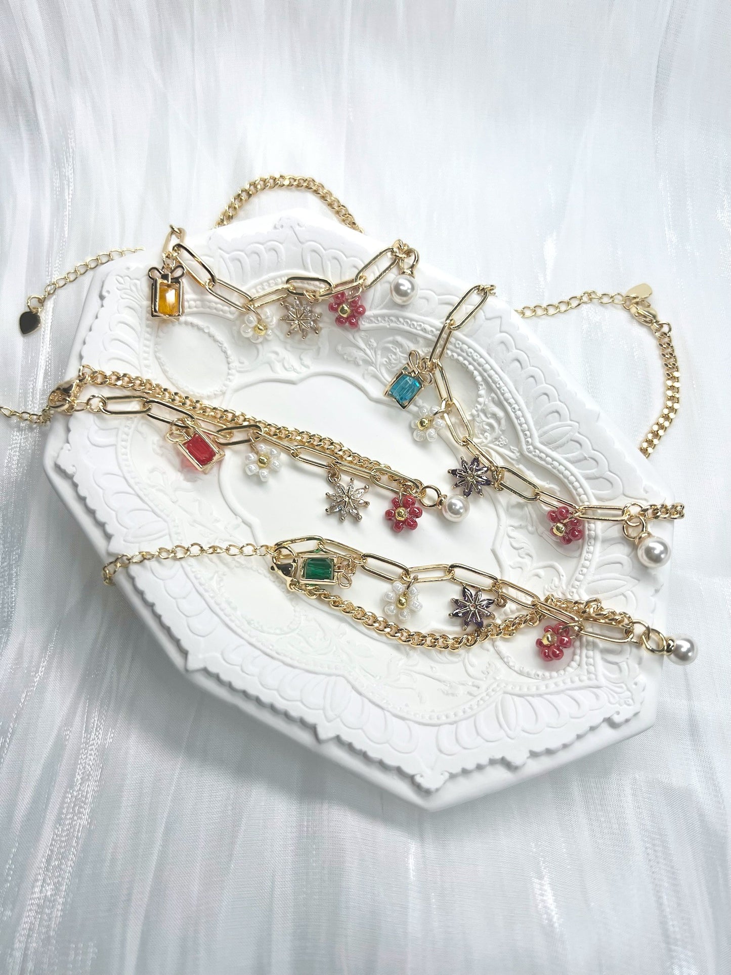 Glamorous Flapper Bracelets.