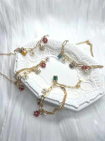 Glamorous Flapper Bracelets Plate.