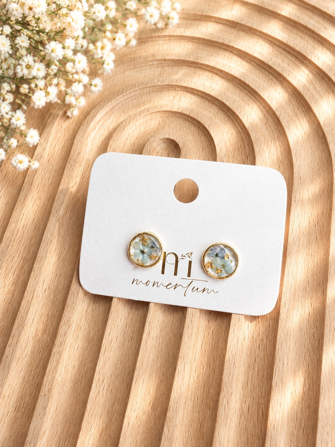 Kaleidoscope Earrings Mint.